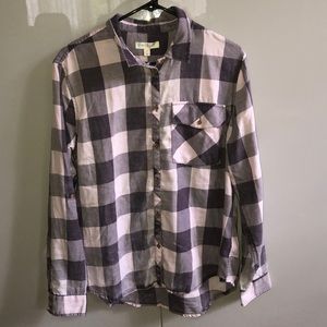 Oversized Purple Flannel